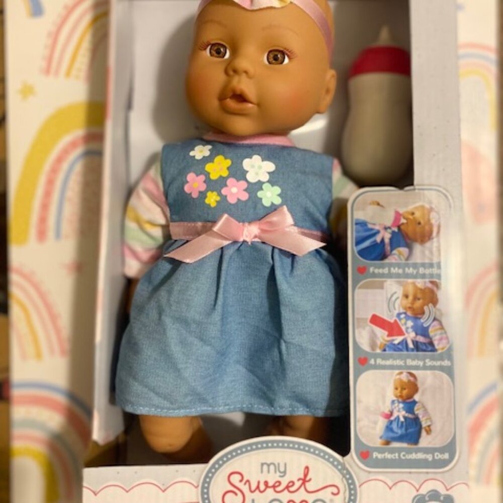 my Sweet Love Snuggle&Feed Time 12.5-inch Baby *4 Pieces* African American